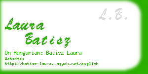 laura batisz business card